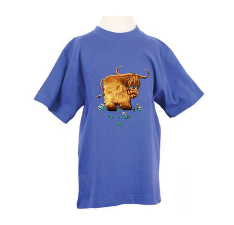 Highland cow Kids T shirt