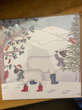 Landrover , sheep , cows , dogs Christmas Cards