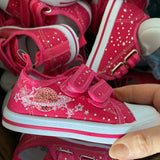 Canvas sparkly stars shoes