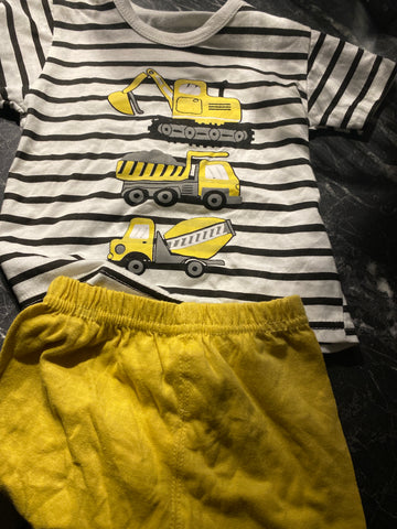 Digger / construction Baby lounge set