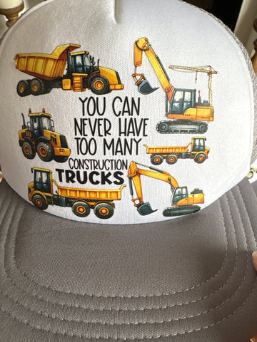 Unisex Excavators mesh Back adjustable baseball cap