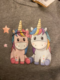 Unicorn soft lined jersey dress