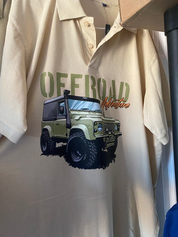 Landrover Adults Polo Neck T shirts