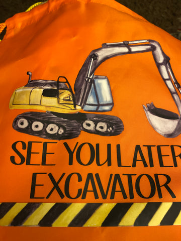 Excavator  pE / swim Back Pack bag