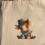 Cow Tote Shopping Bags