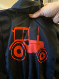 Overalls / coveralls with tractor or digger printed design