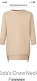 Excuvator  girls Crew Neck Fleece Sweatshirt Dress