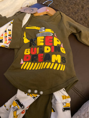 Digger / construction Baby set