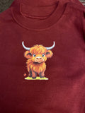 Baby Highland Cow T Shirt