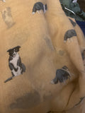 Border Collie Dog Print Scarfs