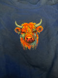 Kids Long Sleeve & short sleeve highland cow  T Shirts designs