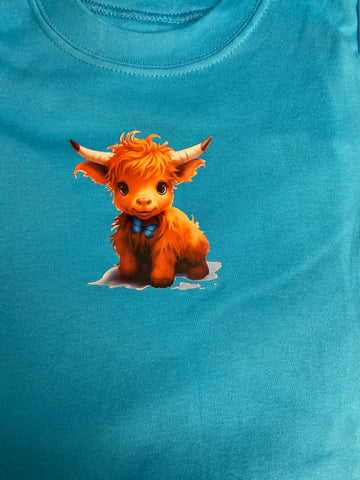 Baby Highland Cow T Shirt