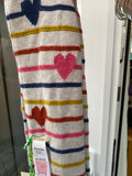 Ex white stuff poncho & scarf