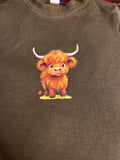 Baby Highland Cow T Shirt