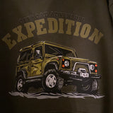 LandRover ,Three Design Children’s age 3-14 plain olive green Hoodies