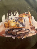 Kids  Cow & Diggers hoodies mix designs mixed sizes reduced