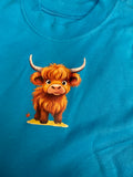 Baby Highland Cow T Shirt