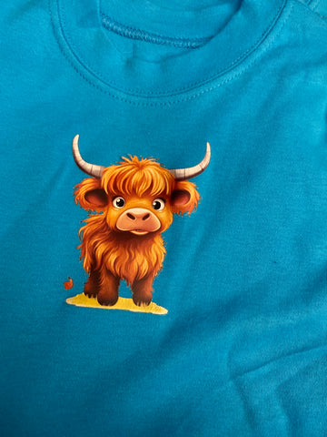Baby Highland Cow T Shirt