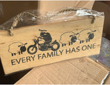 Wooden sheep Wall plaques