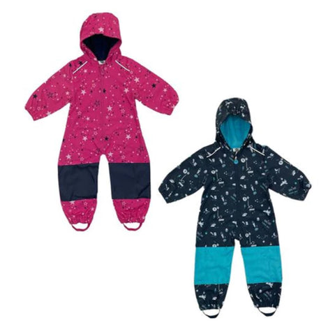 Kid’s waterproof suits, navy 1/2 left