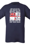 Royal Navy Adults T shirt