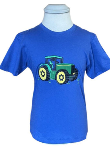 Big Green Tractor Appliqué T shirts