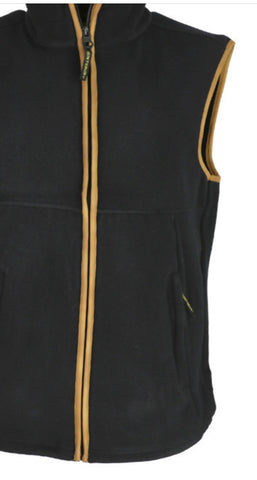 Kids Black Fleece pipped Gilet