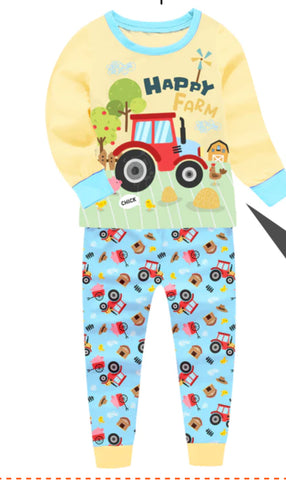 Tractor Happy Farm Pyjamas