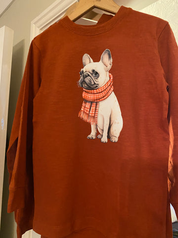 French Bulldog kids Long Sleeve Top