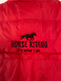 Horse Riding Padded embroidery Gilet/ waistcoat
