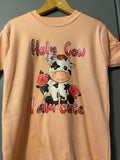 Holy Cow I Am Cute Dusky Pink Range , T Shirt , Dress or Hoodie