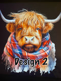Highland  Cow Adults Hoodies