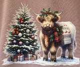 Highland  Cow chritmas Adults Hoodies