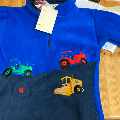 Tractor & Digger Fleece with sound Top