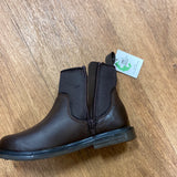 leather zip dealer boots