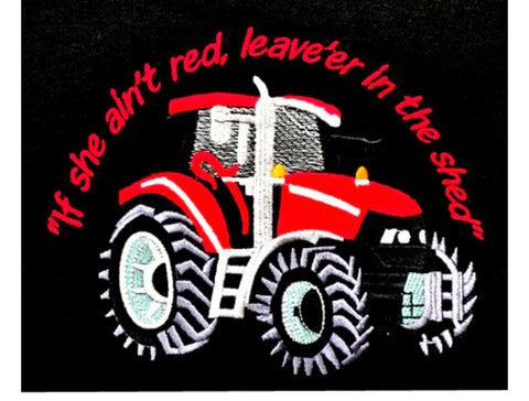 Tractor red , green & blue kids Hoodie