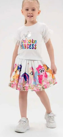 unicorn my Littel pony skirt & Top set