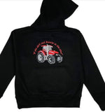 Tractor red , green & blue kids Hoodie