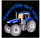 Tractor Red , green & blue adults Hoodie