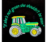 Tractor red , green & blue kids Hoodie