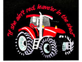 Tractor Red , green & blue adults Hoodie