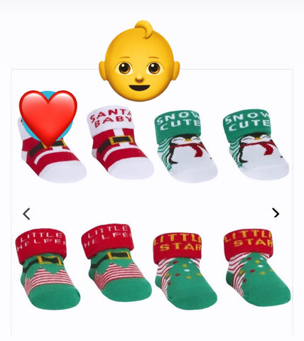 Baby Christmas Sock / Booties