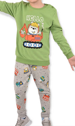 Construction/ Digger kids  Tracksuit