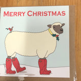 Landrover , sheep , cows , dogs Christmas Cards