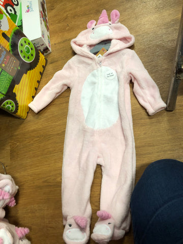 Baby Fleece Unicorn onesie