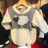 Kids Aran Sheep & Tractor Jumper