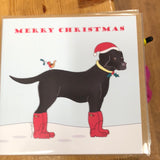Landrover , sheep , cows , dogs Christmas Cards