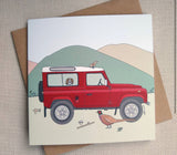 LandRover Design Greeting Cards