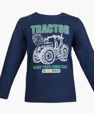 Tractor Glow in the dark long sleeve top as