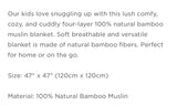 Dump Trucks & Diggers natural bamboo Blanket/ swaddling